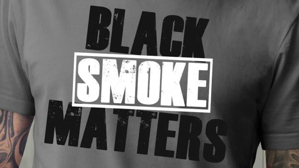 Black smoke matters T-shirt